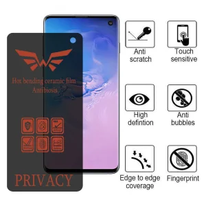 محافظ صفحه نمایش حریم شخصی اپیکوی مدل  Nano-Privacy مناسب برای گوشی موبایل سامسونگ Galaxy S10