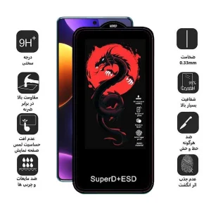 محافظ صفحه نمایش اپیکوی مدل Dragon ESD مناسب برای گوشی موبایل شیائومی Redmi Note 12 Turbo/ Note 12 Pro 5G/ Note 12 Explorer/ Note 12 Discovery/ Note 12 Pro Speed