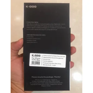 محافظ صفحه نمایش کی-دوو مدل Full مناسب برای گوشی موبایل اپل iPhone 13 Pro