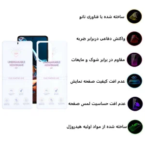 محافظ صفحه نمایش مات اپیکوی مدل Hydrogel-Matte مناسب برای گوشی موبایل شیائومی Redmi Note 12 Pro 5G / Poco X5 Pro به همراه محافظ پشت گوشی