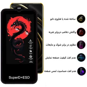 محافظ صفحه نمایش اپیکوی مدل Dragon ESD مناسب برای گوشی موبایل شیائومی Poco M3 / M2 Reloaded / M2 4G / Redmi 9i / 9i Sport / 9AT / 9 Activ