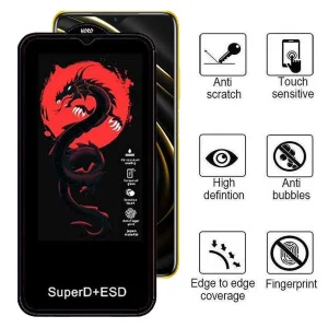 محافظ صفحه نمایش اپیکوی مدل Dragon ESD مناسب برای گوشی موبایل شیائومی Poco M3 / M2 Reloaded / M2 4G / Redmi 9i / 9i Sport / 9AT / 9 Activ