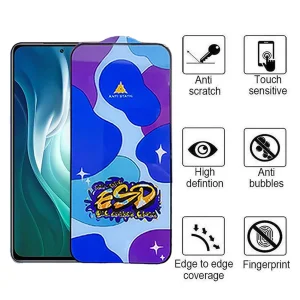محافظ صفحه نمایش اپیکوی مدل Star ESD مناسب برای گوشی موبایل شیائومی Mi 11i/Mi 10i 5G/Mi 11X/Mi 11X Pro/11i/11i HyperCharge 5G/Black Shark 4