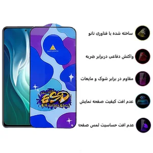 محافظ صفحه نمایش اپیکوی مدل Star ESD مناسب برای گوشی موبایل شیائومی Mi 11i/Mi 10i 5G/Mi 11X/Mi 11X Pro/11i/11i HyperCharge 5G/Black Shark 4