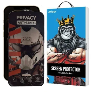 محافظ صفحه نمایش حریم شخصی اپیکوی مدل Alpha مناسب برای گوشی موبایل اپل iphone 12 Pro Max