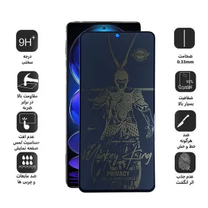 محافظ صفحه نمایش اپیکوی مدل wukong privacy مناسب برای گوشی موبایل شیائومی Redmi Note 12 Pro Plus /Note 12 Turbo /Note 12 Pro 4G/5G /Note 12 4G/5G /Note 12 (china)