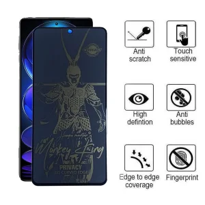 محافظ صفحه نمایش اپیکوی مدل wukong privacy مناسب برای گوشی موبایل شیائومی Redmi Note 12 Pro Plus /Note 12 Turbo /Note 12 Pro 4G/5G /Note 12 4G/5G /Note 12 (china)