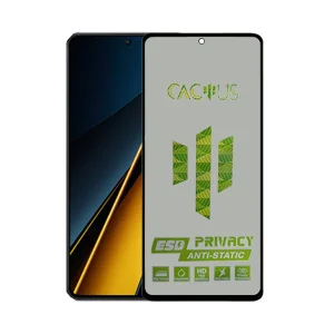 محافظ صفحه نمایش حریم شخصی اپیکوی مدل Cactus-ESD-Privacy مناسب برای گوشی موبایل شیائومی  Poco X6 Pro/X6/M6 Pro 4G