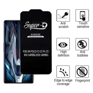 محافظ صفحه نمایش اپیکوی مدل Super 5D مناسب برای گوشی موبایل شیائومی Poco F3 GT/ Poco F4 GT/ Redmi K40 Gaming / K50 Gaming