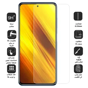 محافظ صفحه نمایش اپیکوی مدل Clear Pro مناسب برای گوشی موبایل شیائومی  Poco X3 / Poco X3 Nfc / Poco X3 Pro / Poco X2 / Poco M2 Pro / Poco F2 Pro