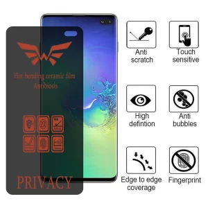 محافظ صفحه نمایش حریم شخصی اپیکوی مدل  Nano-Privacy مناسب برای گوشی موبایل سامسونگ Galaxy S10 Plus