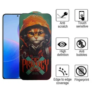 محافظ صفحه نمایش حریم شخصی اپیکوی مدل Privacy Hoodie Cat مناسب برای گوشی موبایل شیائومی Redmi K70 Pro / K70 / K70E