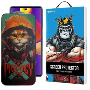 محافظ صفحه نمایش حریم شخصی اپیکوی مدل Privacy Hoodie Cat مناسب برای گوشی موبایل سامسونگ Galaxy M62/ M55/ F62/ F55/ F54/ Note10 Lite/Galaxy S10 Lite/ C55
