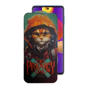محافظ صفحه نمایش حریم شخصی اپیکوی مدل Privacy Hoodie Cat مناسب برای گوشی موبایل سامسونگ Galaxy M62/ M55/ F62/ F55/ F54/ Note10 Lite/Galaxy S10 Lite/ C55