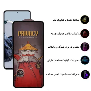 محافظ صفحه نمایش حریم شخصی اِپیکوی مدل Airbag مناسب برای گوشی موبایل شیائومی Mi 12T Pro / Mi 12T / Mi 11T Pro / Mi 11T / Mi 10T Lite