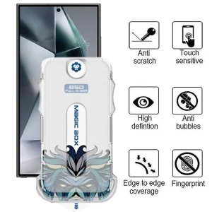 محافظ صفحه نمایش اپیکوی مدل Lion ESD Easy Install مناسب برای گوشی موبایل سامسونگ Galaxy S24 Ultra به همراه کیت نصب
