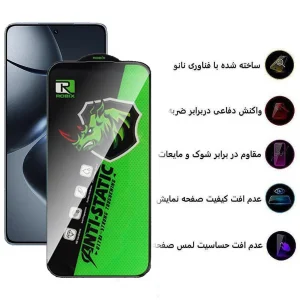 محافظ صفحه نمایش اپیکوی مدل Rhino Robix مناسب برای گوشی موبایل شیائومی 14T Pro/14T/Redmi K70 Ultra