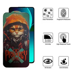 محافظ صفحه نمایش حریم شخصی اپیکوی مدل Privacy Hoodie Cat مناسب برای گوشی موبایل شیائومی 13T Pro / 13T / 12T Pro / 11T Pro / 11T /10T Lite 5g