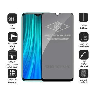 محافظ صفحه نمایش حریم شخصی اپیکوی مدل PvSight مناسب برای گوشی موبایل شیائومی Redmi Note 8 Pro