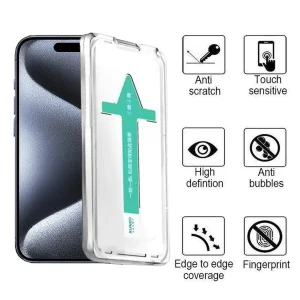 محافظ صفحه نمایش اپیکوی مدل Xundd Axe Easy install مناسب برای گوشی موبایل اپل iPhone 15 Pro