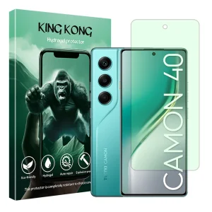 محافظ صفحه نمایش آنتی گرین کینگ کونگ  مدل هیدروژلی مناسب برای گوشی موبایل تکنو Camon 40