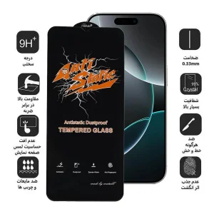 محافظ صفحه نمایش اپیکوی مدل Antistatic Dustproof مناسب برای گوشی موبایل اپل iPhone 16 Pro
