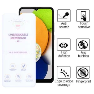 محافظ صفحه نمایش مات اپیکوی مدل Hydrogel-Matte مناسب برای گوشی موبایل سامسونگ Galaxy A03s/A03/A03 Core/A02s/A02/F02s/M02/F12/F23/M02s/M33 5G/M23/F23 5G/M13 4G/F13 4G