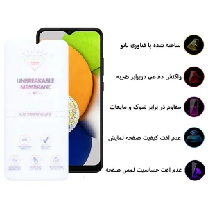 محافظ صفحه نمایش مات اپیکوی مدل Hydrogel-Matte مناسب برای گوشی موبایل سامسونگ Galaxy A03s/A03/A03 Core/A02s/A02/F02s/M02/F12/F23/M02s/M33 5G/M23/F23 5G/M13 4G/F13 4G