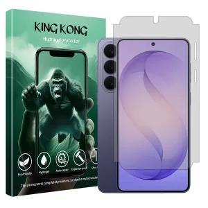 محافظ صفحه نمایش کینگ کونگ مدل ۳۶۰ درجه فول مناسب برای گوشی موبایل سامسونگ Galaxy S26 Plus