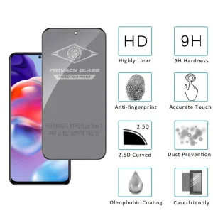 محافظ صفحه نمایش حریم شخصی اپیکوی مدل Pte مناسب برای گوشی موبایل شیائومی Redmi Note 11 Pro 4G/ 5G/ Note 11 Pro Plus 5G/ Note 11E Pro/ 11i