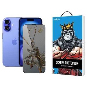 محافظ صفحه نمایش حریم شخصی اپیکوی مدل Black Myth Privacy مناسب برای گوشی موبایل اپل iPhone 16  / 15 / 14 Pro