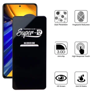 محافظ صفحه نمایش اپیکوی مدل Super 5D مناسب برای گوشی موبایل شیائومی  Poco F4 5G / Redmi K40S / K50 /K50 Pro / K50 Ultra / Xiaomi 12T/ 12T Pro
