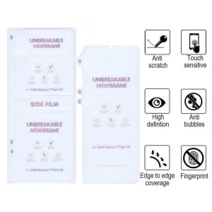 محافظ صفحه نمایش اپیکوی مدل Hydrogel-Matte مناسب برای گوشی موبایل سامسونگ Galaxy Z Flip 4  به همراه محافظ پشت گوشی