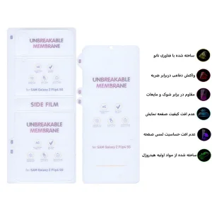 محافظ صفحه نمایش اپیکوی مدل Hydrogel-Matte مناسب برای گوشی موبایل سامسونگ Galaxy Z Flip 4  به همراه محافظ پشت گوشی