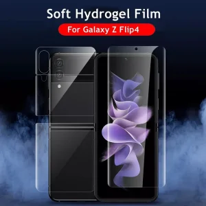 محافظ صفحه نمایش اپیکوی مدل Hydrogel-Matte مناسب برای گوشی موبایل سامسونگ Galaxy Z Flip 4  به همراه محافظ پشت گوشی