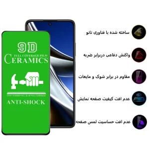محافظ صفحه نمایش سرامیکی اپیکوی مدل unbreakable مناسب برای گوشی موبایل شیائومی Poco X4 Pro 5G