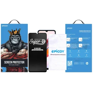 محافظ صفحه نمایش اپیکوی مدل Super 5D مناسب برای گوشی موبایل شیائومی Redmi 12C/10C/10 Power/Poco C40