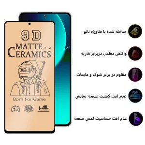 محافظ صفحه نمایش سرامیکی مات اِپیکوی مدل BodyGuard مناسب برای گوشی موبایل شیائومی 13T Pro / 13T / Redmi K60 Ultra