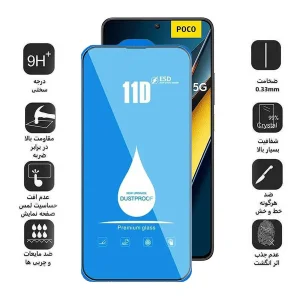 محافظ صفحه نمایش اپیکوی مدل Blue ESD مناسب برای گوشی موبایل شیائومی Poco X6 Pro/ X6/ M6 Pro 4G