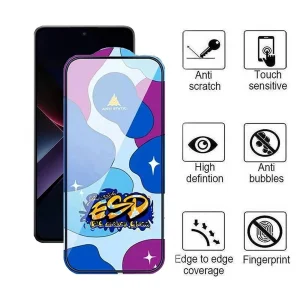 محافظ صفحه نمایش اپیکوی مدل Star ESD مناسب برای گوشی موبایل شیائومی Poco X7 Pro / X6 Pro / Redmi Note 14 / Turbo 4
