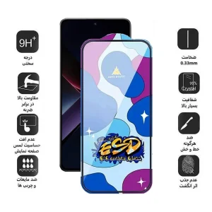 محافظ صفحه نمایش اپیکوی مدل Star ESD مناسب برای گوشی موبایل شیائومی Poco X7 Pro / X6 Pro / Redmi Note 14 / Turbo 4