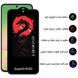 محافظ صفحه نمایش اپیکوی مدل Dragon ESD مناسب برای گوشی موبایل سامسونگ Galaxy A56/A36/S24 FE
