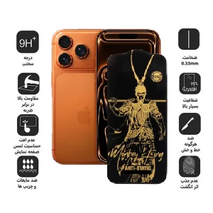 محافظ صفحه نمایش اپیکوی مدل Wukong ESD مناسب برای گوشی موبایل اپل  iPhone 17 Pro / 17 / 16 Pro