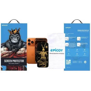 محافظ صفحه نمایش اپیکوی مدل Wukong ESD مناسب برای گوشی موبایل اپل  iPhone 17 Pro / 17 / 16 Pro