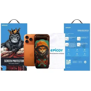 محافظ صفحه نمایش حریم شخصی اپیکوی مدل Privacy Hoodie Cat مناسب برای گوشی موبایل اپل iPhone 17 Pro / 17 / 16 Pro