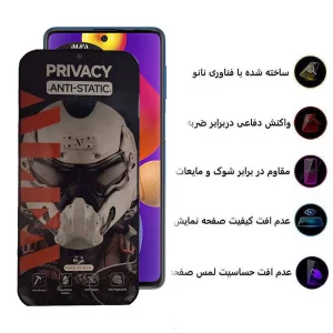 محافظ صفحه نمایش حریم شخصی اپیکوی مدل Alpha مناسب برای گوشی موبایل  سامسونگ Galaxy M62/ M55/ F62/ F55/ F54/ Note10 Lite/Galaxy S10 Lite/ C55