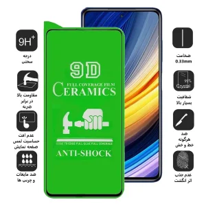 محافظ صفحه نمایش سرامیکی اپیکوی مدل Ceramic unbreakable مناسب برای گوشی موبایل شیائومی  Poco X3 / Poco X3 Nfc / Poco X3 Pro / Poco X2 / Poco M2 Pro / Mi 11i/ Mi 11X/ Mi 11X Pro