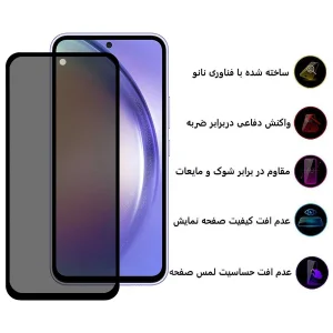محافظ صفحه نمایش حریم شخصی اپیکوی مدل 007 Secret مناسب برای گوشی موبایل سامسونگ Galaxy A54 / S23 FE