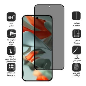 محافظ صفحه نمایش حریم شخصی اپیکوی مدل Privacy مناسب برای گوشی موبایل گوگل Pixel 9 Pro XL