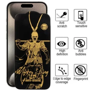 محافظ صفحه نمایش اپیکوی مدل Wukong ESD مناسب برای گوشی موبایل  اپل iPhone 15 Pro Max